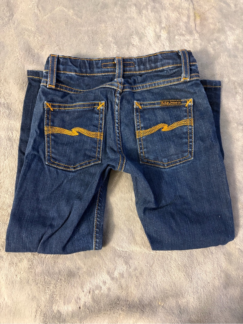 Nudie Jeans Kids Dark Blue Denim Jeans